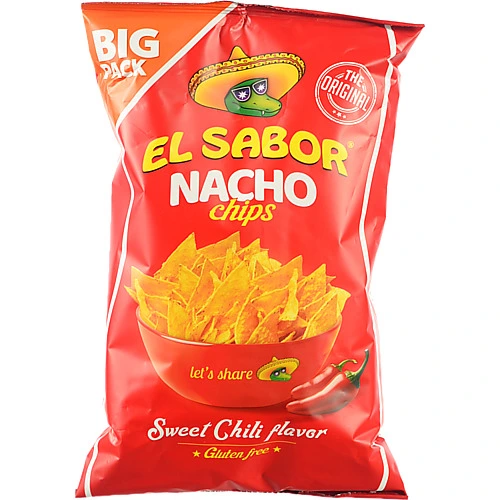 Чіпси EL Sabor 180г начос чілі