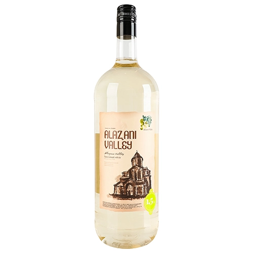 Напій винний Alazani Valley 1.5л білий н. солодкий