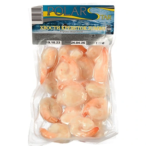Хвости креветок Jumbo Polar Star в/м в/у 200г
