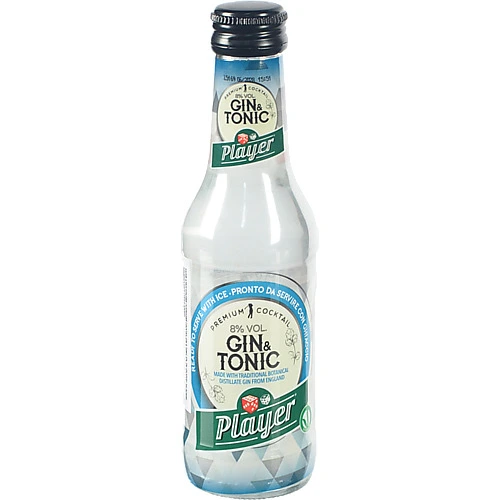 С.алк.напій Player 0.2л cocktail gin tonic 8%
