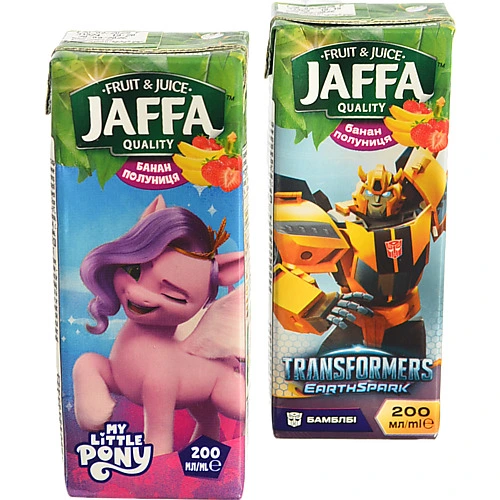 Нектар Jaffa поні 0.2л банан полуниця