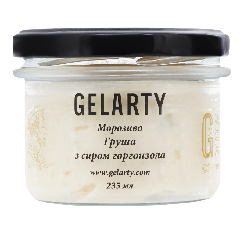 Морозиво Груша з сиром горгонзола Gelarty с/б 235мл