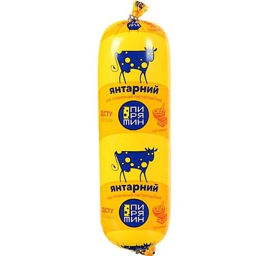 Сир плавлений 60% пастоподібний Янтарний Пирятин 330г