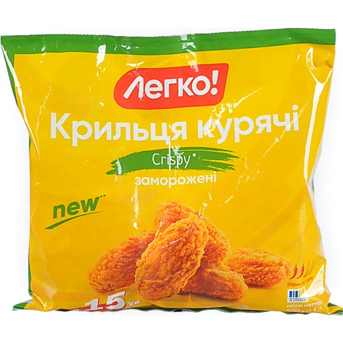 Крильця курячі заморожені Crispy Легко! м/у 400г