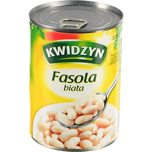 Квасоля Kwidzyn 400г біла з.б