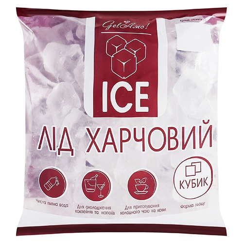 Лід Gel Amo 1кг кубик