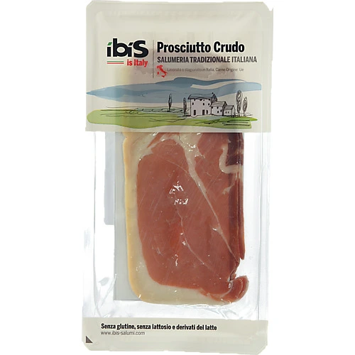 Прошутто Ibis 80г крудо с.в нарізка