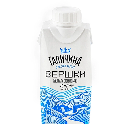 Вершки Галичина 200 г 15  TPA