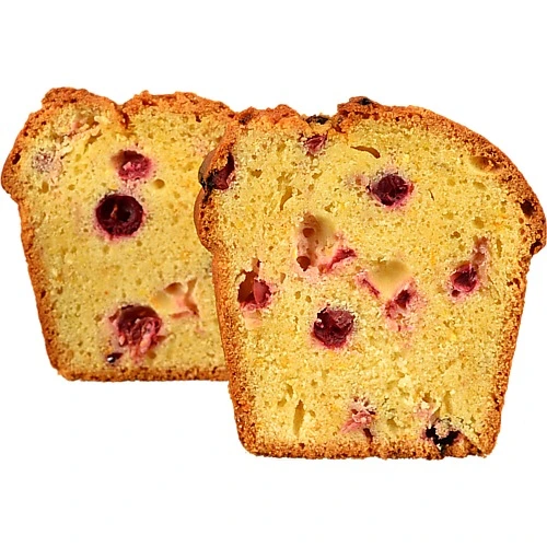 Кекс апельсин журавлина