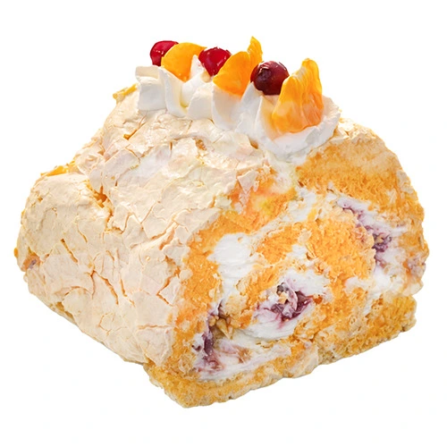 Рулет меренговий журавлина мандарин