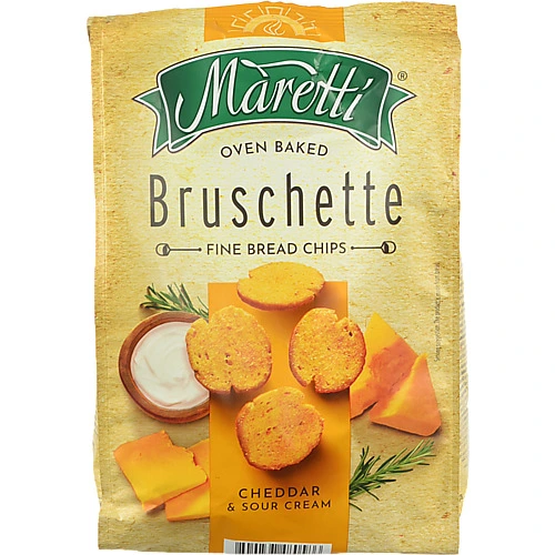 Брускети Maretti 140г чеддер сметана