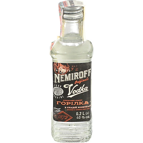 Горiлка Nemiroff 0.2л особа штоф