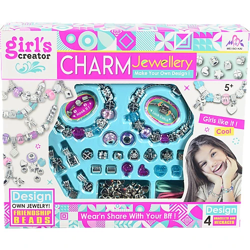 Ігровий набір дитячий для створення шарм-браслетів та підвісок 73506 GIRL`S CREATOR