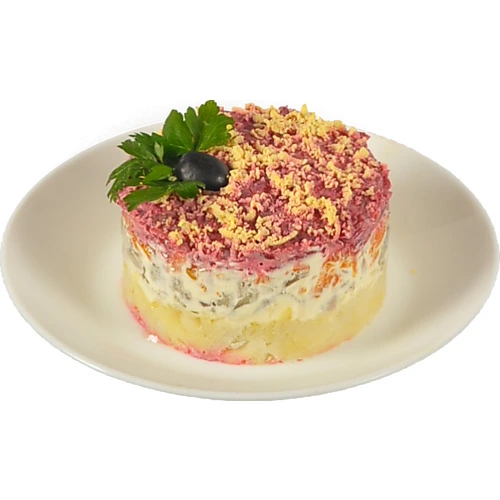 Салат Скумбрія під шубою уп