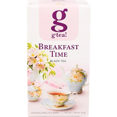 Чай чорний байховий дрібний Breakfast time G'tea! к/у 25х2г
