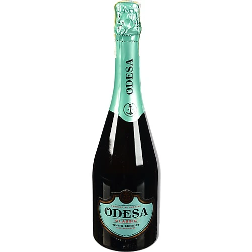 Вино ігристе 0.75л 10-13.5% біле напівсухе Classic Odesa
