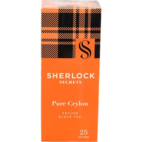 Чай чорний цейлонський Sherlock Secrets 25 пакетиків