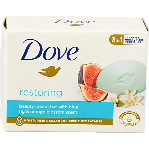 Крем-мило 3в1 Інжир та пелюстки апельсина Dove 90г