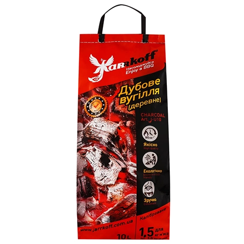 Вугілля деревинне Jarrkoff 70л. (10кг)