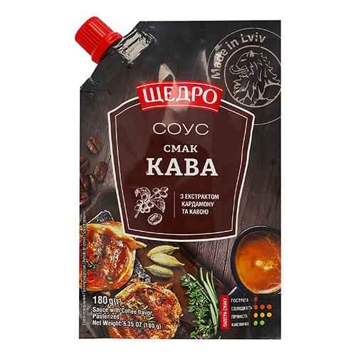 Соус Щедро 180г смак кава д.п.
