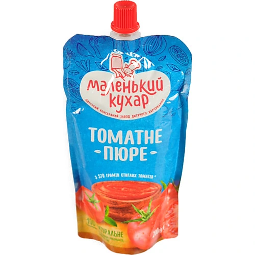 Томатне пюре Маленький кухар 200г д.п