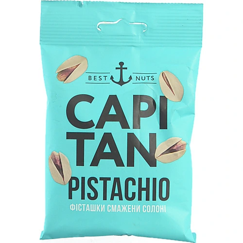 Фісташки CAPITAN солоні смажені 70г