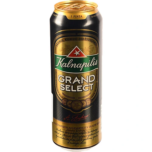 Пиво Kalnapilis Grand Select 0.568л з.б