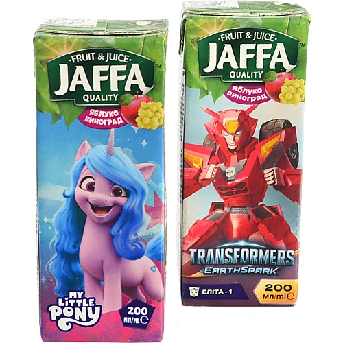 Нектар Jaffa поні 0.2л яблуко виноград