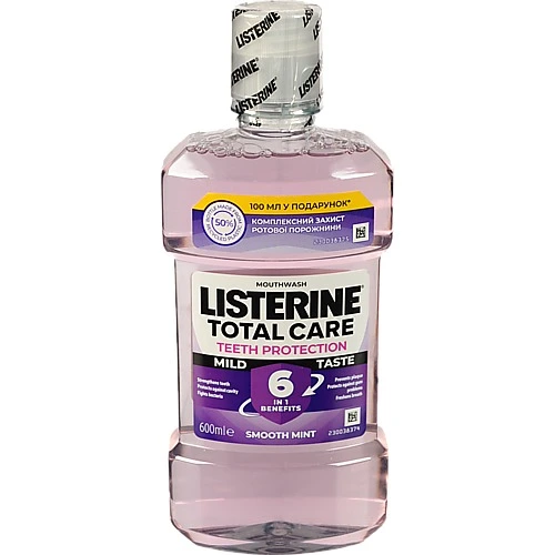 Ополіскувач для порожнини рота Total Care 6в1 Listerine 500мл
