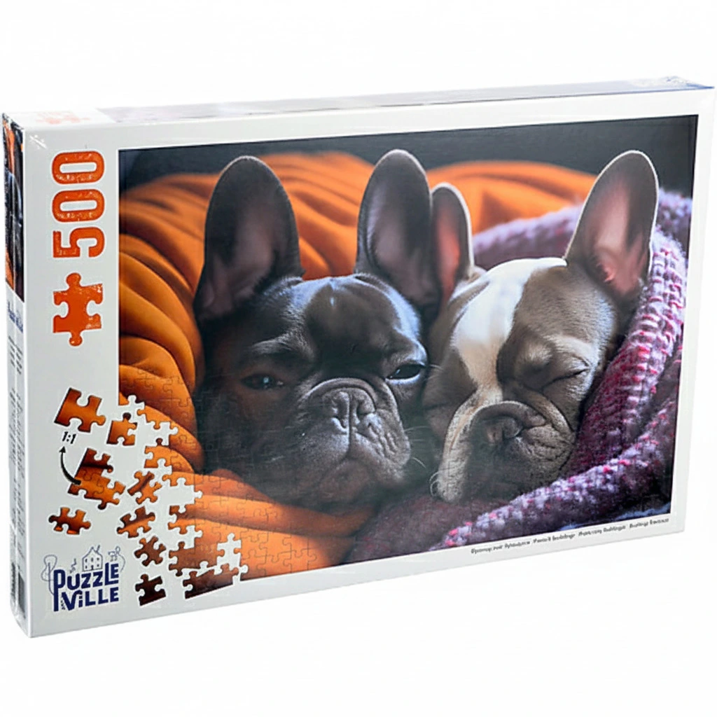Пазл Французькі бульдоги 500 елементів