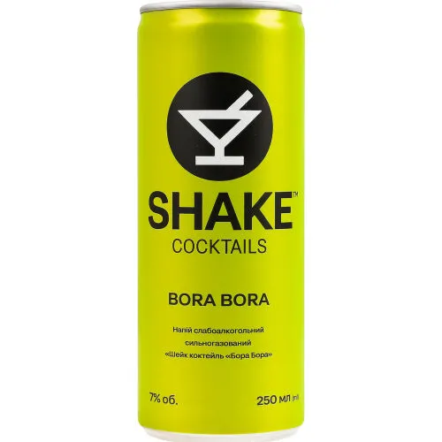 С.алк.напій Shake 0.25л 7% бора бора газований з.б
