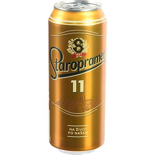 Пиво Staropramen 0.5л 10 ж.б.
