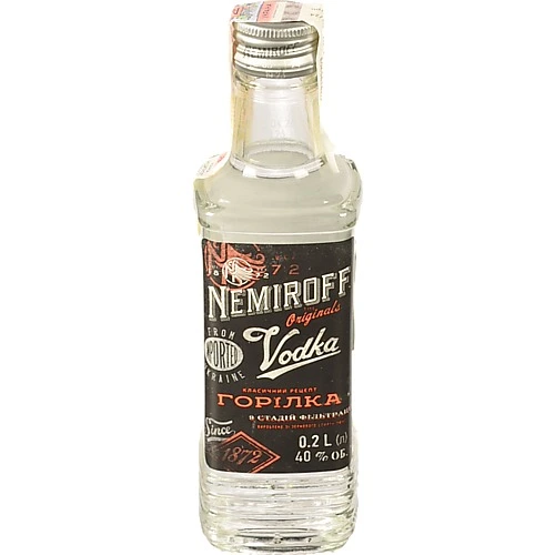 Горілка Nemiroff 0.2л особа штоф