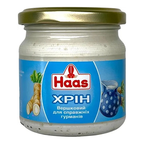 Хрін вершковий Haas с/б 190г