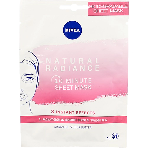 Маска для обличчя тканинна Живлення ніжність та комфорт Nivea 1шт