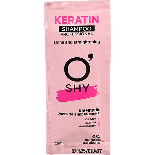 Шампунь OSHY 15мл keratin саше