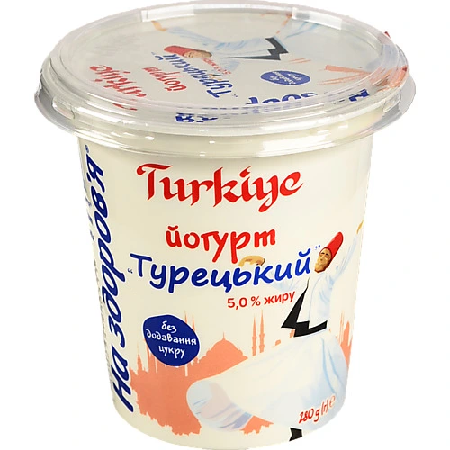 Йогурт На здоровя 280г 5% турецкий ст.