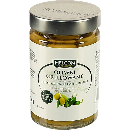 Оливки Helcom 300г premium гриль паста халап