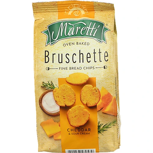 Брускети Maretti 70г чеддер сметана