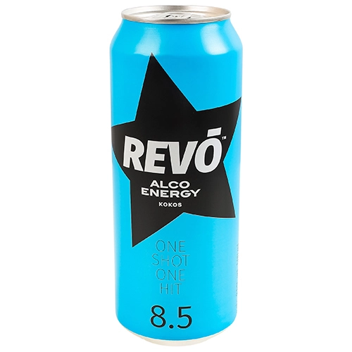 С.алк.ннапій Revo 0.5л кокос 8.5% с.г. з.б