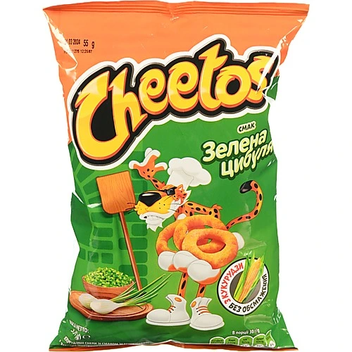 Палички кукурудзяні Зелена цибуля Cheetos м/у 55г