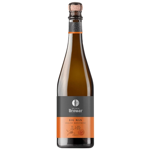 Пиво темне нефільтроване крафтове [Big Man English Barleywinek Volynski Browar, 8,5%, 0,75 л, с.п.