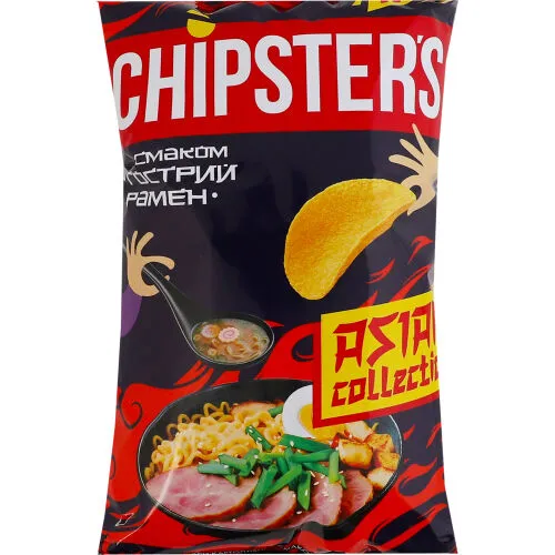 Чипси Chipster's 90г гострий рамен