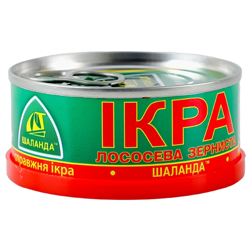Ікра Шаланда 80г лососева зерниста солена ж.б