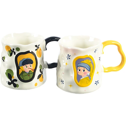 Чашка керамічна Портрети 380мл тип 1