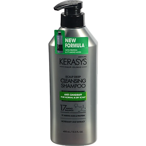Шампунь Kerasys 400мл hair clinic oily scalp deep cleansing
