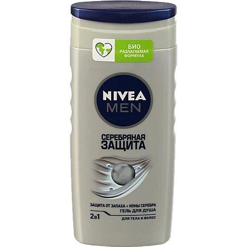 Гель для душу 3в1 Silver protect Nivea Men 250мл