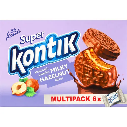 Печиво сендвіч Конти  270г super kontik фундук