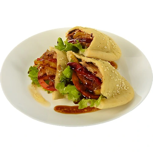 Піта з куркою та болгарським перцем