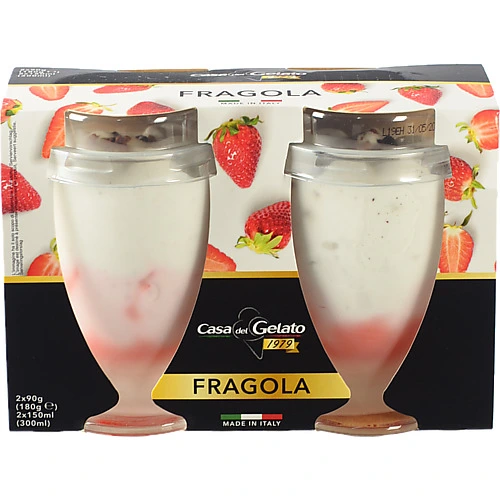 Морозиво CASA del GELATO 2х90г bicchieri vetro